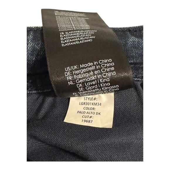 NEW Liverpool‎ Men's Relaxed Straight Jeans 29x34 Medium Wash Blue Denim NWT - Picture 6 of 6